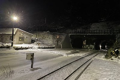 構内踏切・・・