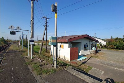 駅舎とホーム
