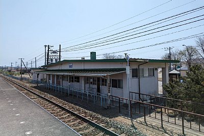 駅舎とホーム