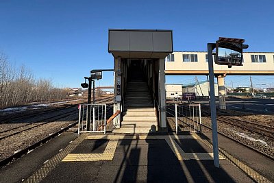 跨線橋から
