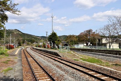 2面2線でしたが現在は1面だけ使用